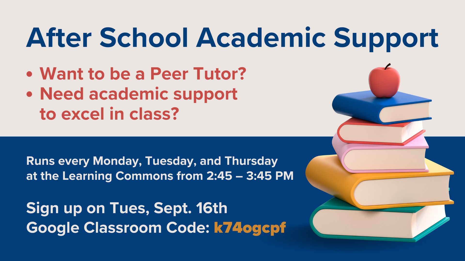 After School Academic Support – St. Thomas More Collegiate